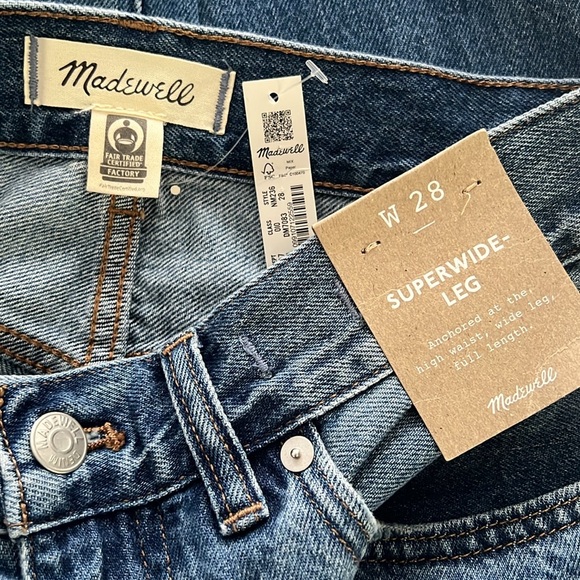 Madewell Superwide Leg Jeans - Picture 12 of 14
